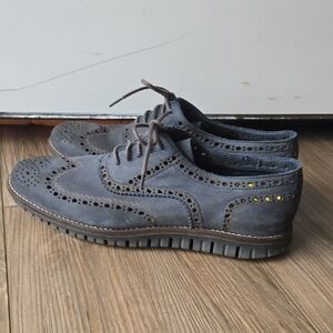 Walker & Whyte Lazer Cut Oxford Style Sneaker